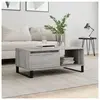 vidaXL Table basse Sonoma gris 90x50x36,5 cm Bois d'ingénierie