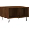 vidaXL Table basse Chêne marron 60x50x36,5 cm Bois d'ingénierie