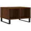 vidaXL Table basse Chêne marron 60x50x36,5 cm Bois d'ingénierie