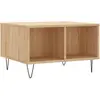 vidaXL Table basse Chêne sonoma 60x50x36,5 cm Bois d'ingénierie