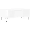 vidaXL Table basse Blanc 90x50x36,5 cm Bois d'ingénierie