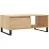 vidaXL Table basse Chêne sonoma 90x50x36,5 cm Bois d'ingénierie