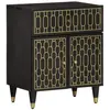 vidaXL Table de chevet 50x33x60 cm bois de manguier massif