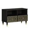 vidaXL Meuble TV 70x33x46 cm Bois massif de manguier