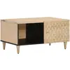 vidaXL Table basse 80x50x40 cm bois de manguier massif