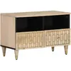 vidaXL Meuble TV 70x33x46 cm Bois massif de manguier