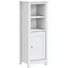 vidaXL Armoire de salle de bain BERG blanc 40x34x110 cm pin massif