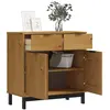 vidaXL Buffet FLAM 80x40x80 cm bois massif de pin