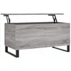 vidaXL Table basse Sonoma gris 90x44,5x45 cm Bois d'ingénierie