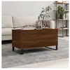 vidaXL Table basse Chêne marron 90x44,5x45 cm Bois d'ingénierie