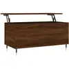 vidaXL Table basse Chêne marron 90x44,5x45 cm Bois d'ingénierie