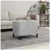 vidaXL Table basse Gris béton 60x44,5x45 cm Bois d'ingénierie