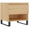 vidaXL Tables basses 2 pcs chêne sonoma 50x46x50 cm bois d'ingénierie