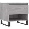vidaXL Tables basses 2 pcs sonoma gris 50x46x50 cm bois d'ingénierie
