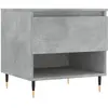 vidaXL Tables basses 2 pcs gris béton 50x46x50 cm bois d'ingénierie