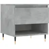 vidaXL Table basse gris béton 50x46x50 cm bois d'ingénierie
