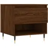 vidaXL Tables basses 2 pcs chêne marron 50x46x50 cm bois d'ingénierie