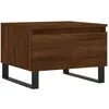 vidaXL Tables basses 2 pcs chêne marron 50x46x35 cm bois d'ingénierie