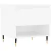 vidaXL Tables basses 2 pcs blanc 50x46x50 cm bois d'ingénierie