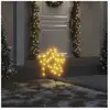 vidaXL Décoration lumineuse étoile de Noël piquets 3 pcs 50 LED 29 cm