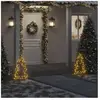 vidaXL Décoration lumineuse arbre de Noël avec piquets 80 LED 60 cm