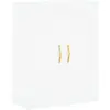 vidaXL Armoire murale blanc 69,5x34x90 cm bois d'ingénierie