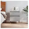 vidaXL Table de chevet sonoma gris 40x35x50 cm bois d’ingénierie