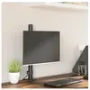 vidaXL Support de moniteur noir acier VESA 75/100 mm