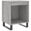vidaXL Tables de chevet 2 pcs sonoma gris 40x35x50 cm bois ingénierie