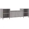 vidaXL Meuble TV Sonoma gris 160x35x55 cm Bois d'ingénierie