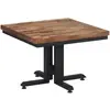 vidaXL Table basse 55x55x40 cm teck de récupération massif