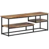 vidaXL Meuble TV 110x30x39 cm teck massif récupéré