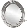 vidaXL Miroir en forme de hublot mural Ø50 cm aluminium et verre