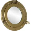 vidaXL Miroir en forme de hublot mural Ø30 cm aluminium et verre
