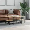 vidaXL Table basse chêne sonoma 100x50,5x40 cm bois d'ingénierie
