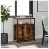 vidaXL Buffet chêne fumé 70x30x80 cm bois d'ingénierie