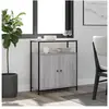 vidaXL Buffet sonoma gris 70x30x80 cm bois d'ingénierie