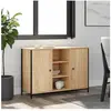 vidaXL Buffet chêne sonoma 100x35x70 cm bois d'ingénierie