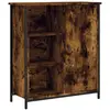 vidaXL Buffet chêne fumé 70x30x80 cm bois d'ingénierie