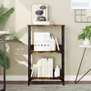 vidaXL Bibliothèque chêne fumé 50x33x82 cm bois d'ingénierie