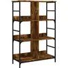 vidaXL Bibliothèque chêne fumé 78,5x33x117,5 cm bois d'ingénierie