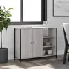 vidaXL Buffet sonoma gris 100x33x75 cm bois d'ingénierie