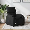 vidaXL Fauteuil inclinable électrique Noir Tissu