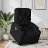 vidaXL Fauteuil inclinable électrique noir tissu 3204736