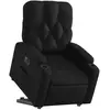 vidaXL Fauteuil inclinable électrique noir similicuir