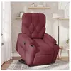 vidaXL Vidaxl Fauteuil Inclinable Rouge Bordeaux Tissu