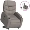 vidaXL Vidaxl Fauteuil Inclinable Taupe Tissu