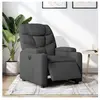 vidaXL Fauteuil inclinable électrique Noir Tissu