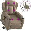 vidaXL Fauteuil inclinable de massage Cappuccino Similicuir
