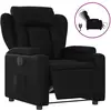 vidaXL Fauteuil inclinable électrique Noir Similicuir